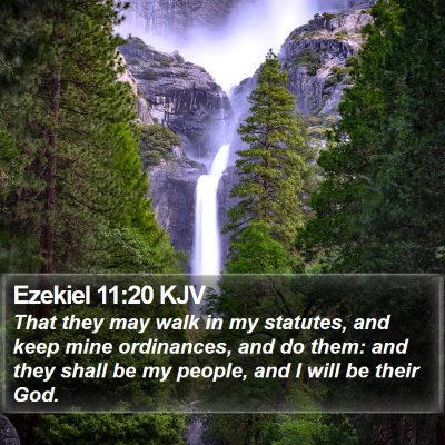 Ezekiel 11:20 KJV Bible Verse Image