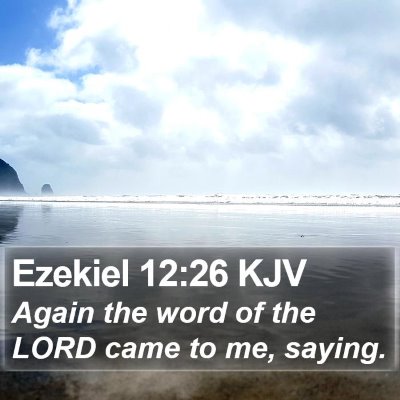 Ezekiel 12:26 KJV Bible Verse Image