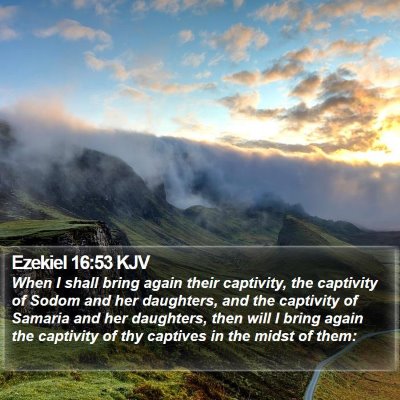 Ezekiel 16:53 KJV Bible Verse Image