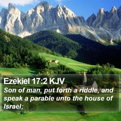 Ezekiel 17:2 KJV Bible Verse Image