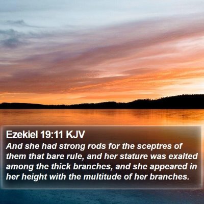 Ezekiel 19:11 KJV Bible Verse Image