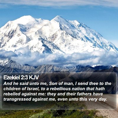 Ezekiel 2:3 KJV Bible Verse Image