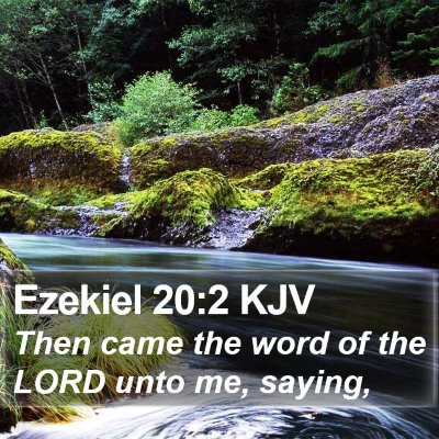 Ezekiel 20:2 KJV Bible Verse Image