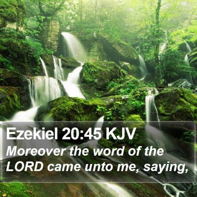 Ezekiel 20:45 KJV Bible Verse Image