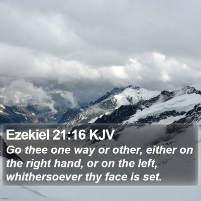 Ezekiel 21:16 KJV Bible Verse Image