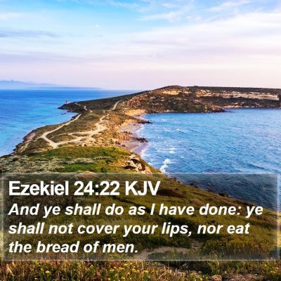 Ezekiel 24:22 KJV Bible Verse Image