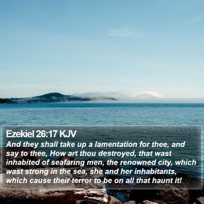 Ezekiel 26:17 KJV Bible Verse Image