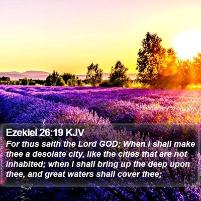 Ezekiel 26:19 KJV Bible Verse Image