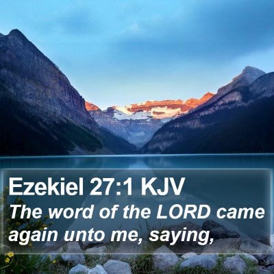 Ezekiel 27:1 KJV Bible Verse Image