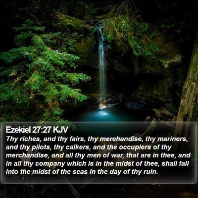 Ezekiel 27:27 KJV Bible Verse Image