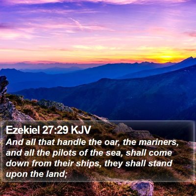 Ezekiel 27:29 KJV Bible Verse Image