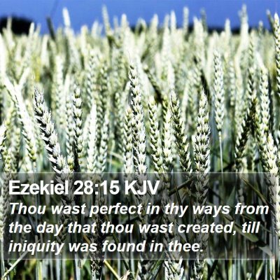 Ezekiel 28:15 KJV Bible Verse Image