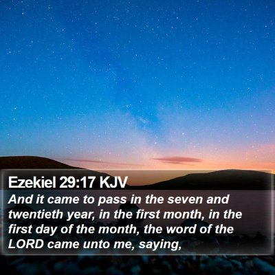 Ezekiel 29:17 KJV Bible Verse Image