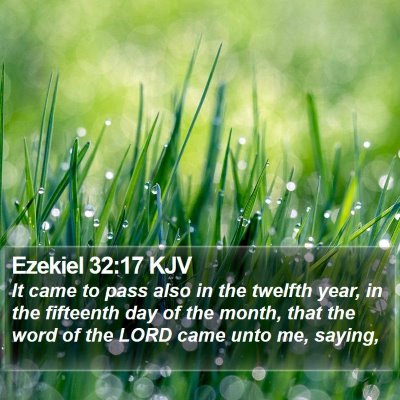 Ezekiel 32:17 KJV Bible Verse Image