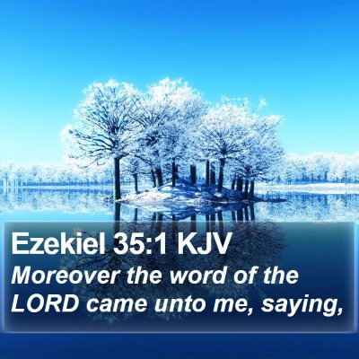 Ezekiel 35:1 KJV Bible Verse Image