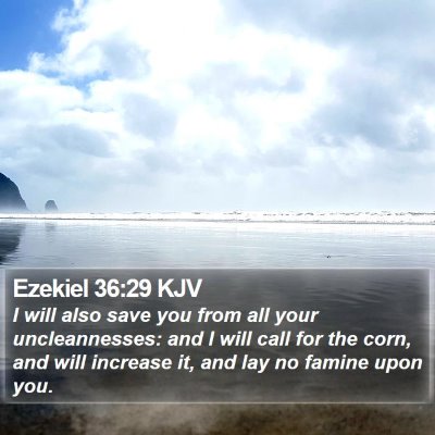 Ezekiel 36:29 KJV Bible Verse Image