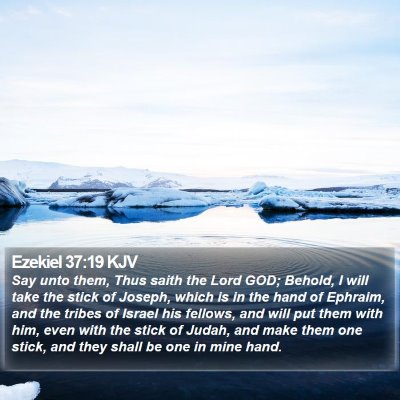 Ezekiel 37:19 KJV Bible Verse Image