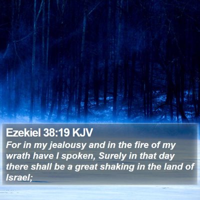Ezekiel 38:19 KJV Bible Verse Image