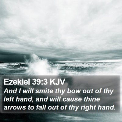 Ezekiel 39:3 KJV Bible Verse Image