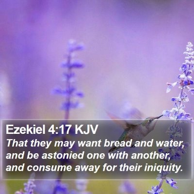 Ezekiel 4:17 KJV Bible Verse Image