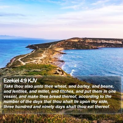 Ezekiel 4:9 KJV Bible Verse Image