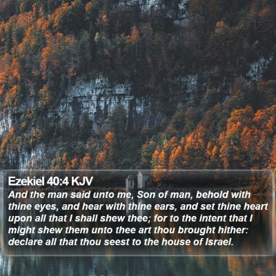 Ezekiel 40:4 KJV Bible Verse Image