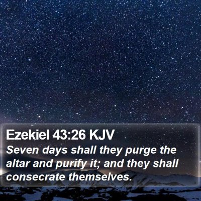 Ezekiel 43:26 KJV Bible Verse Image