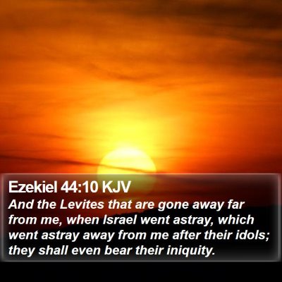 Ezekiel 44:10 KJV Bible Verse Image