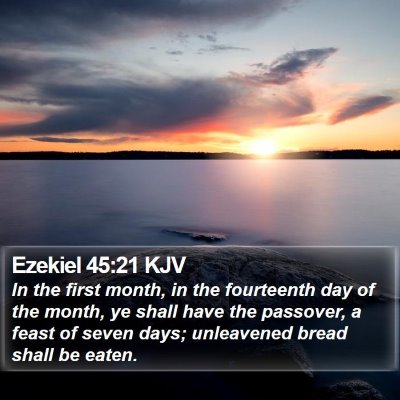 Ezekiel 45:21 KJV Bible Verse Image