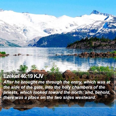 Ezekiel 46:19 KJV Bible Verse Image
