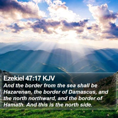 Ezekiel 47:17 KJV Bible Verse Image