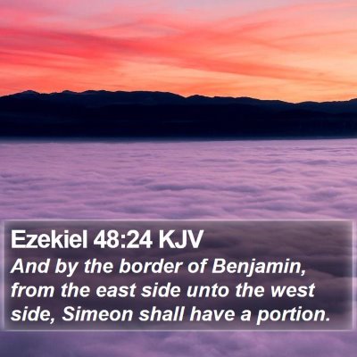 Ezekiel 48:24 KJV Bible Verse Image