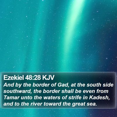 Ezekiel 48:28 KJV Bible Verse Image