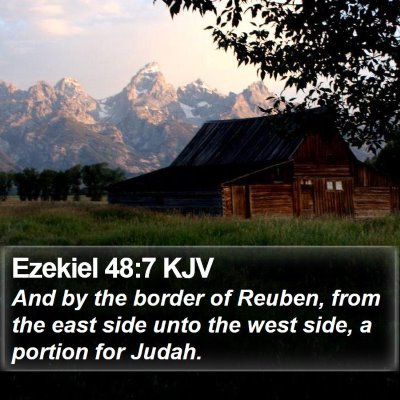 Ezekiel 48:7 KJV Bible Verse Image