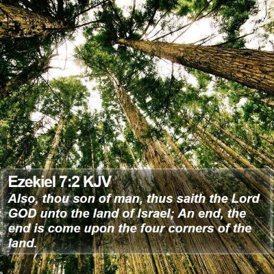 Ezekiel 7:2 KJV Bible Verse Image