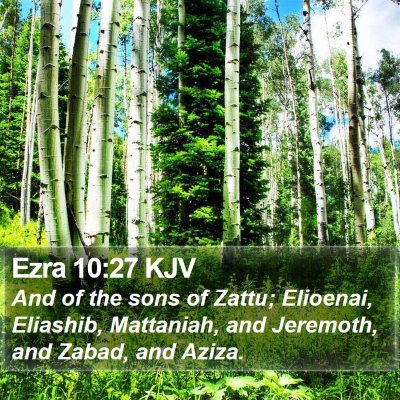 Ezra 10:27 KJV Bible Verse Image