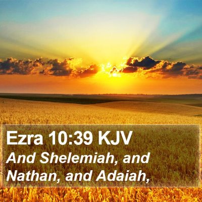 Ezra 10:39 KJV Bible Verse Image