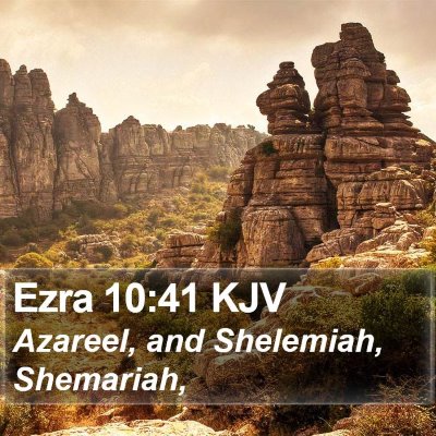 Ezra 10:41 KJV Bible Verse Image
