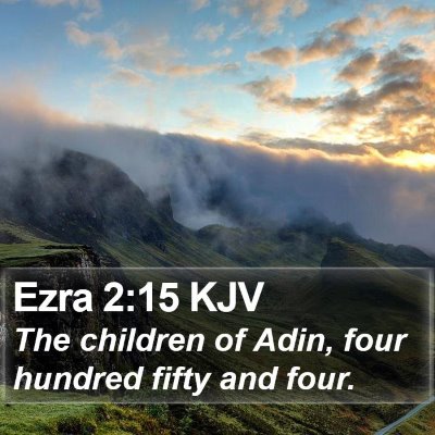 Ezra 2:15 KJV Bible Verse Image