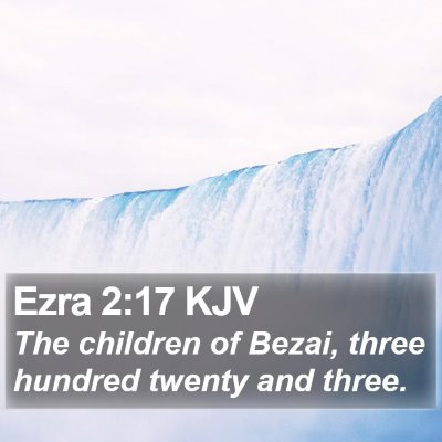 Ezra 2:17 KJV Bible Verse Image