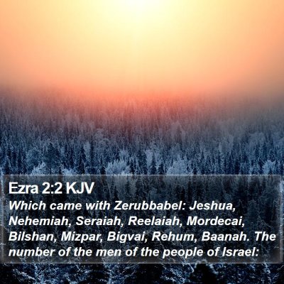 Ezra 2:2 KJV Bible Verse Image