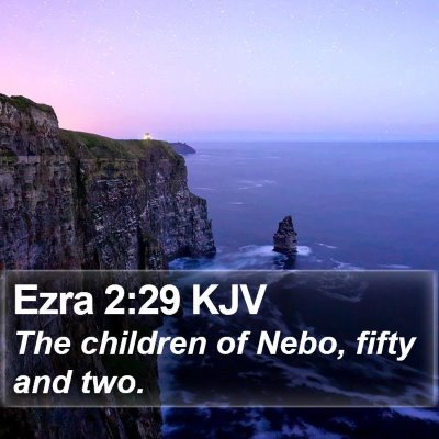 Ezra 2:29 KJV Bible Verse Image