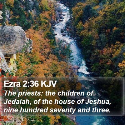 Ezra 2:36 KJV Bible Verse Image