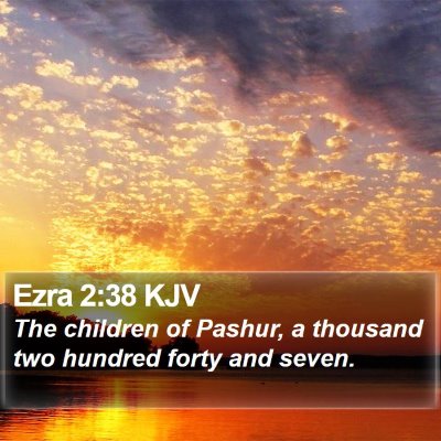 Ezra 2:38 KJV Bible Verse Image