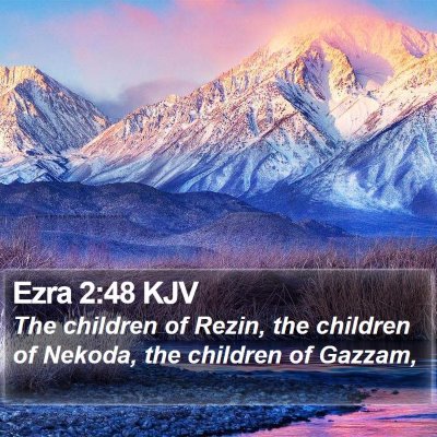 Ezra 2:48 KJV Bible Verse Image