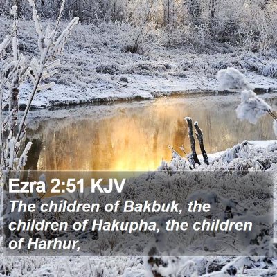 Ezra 2:51 KJV Bible Verse Image