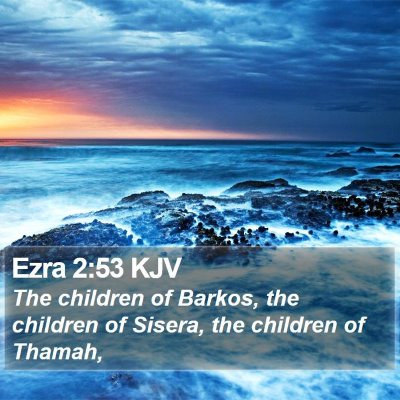 Ezra 2:53 KJV Bible Verse Image
