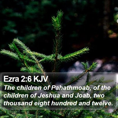 Ezra 2:6 KJV Bible Verse Image