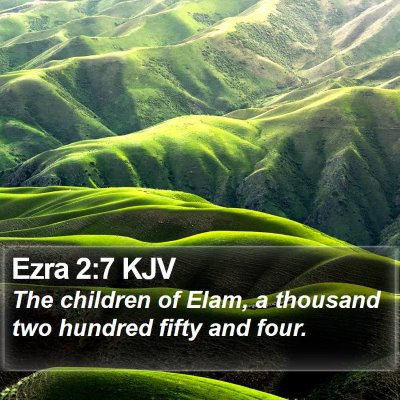 Ezra 2:7 KJV Bible Verse Image