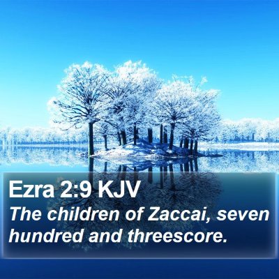 Ezra 2:9 KJV Bible Verse Image